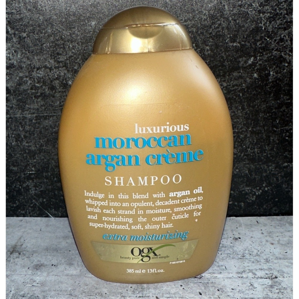 OGX Luxurious Moroccan Argan Creme Shampoo 13 OZ HTF